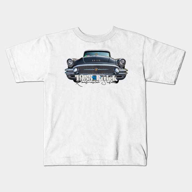 1955 Buick Roadmaster Sedan Kids T-Shirt by Gestalt Imagery